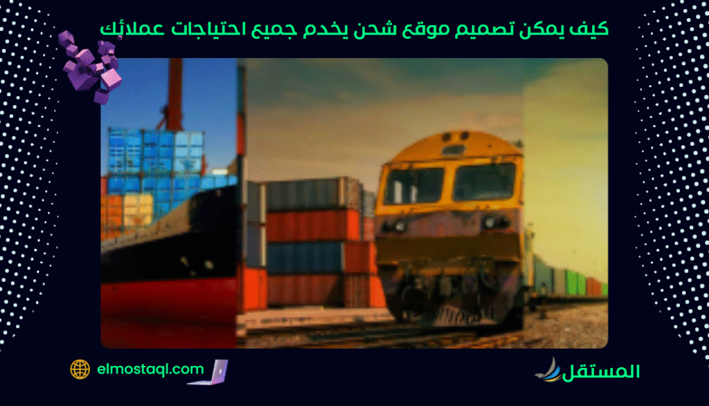 كيف يمكن تصميم موقع شحن يخدم جميع احتياجات عملائك